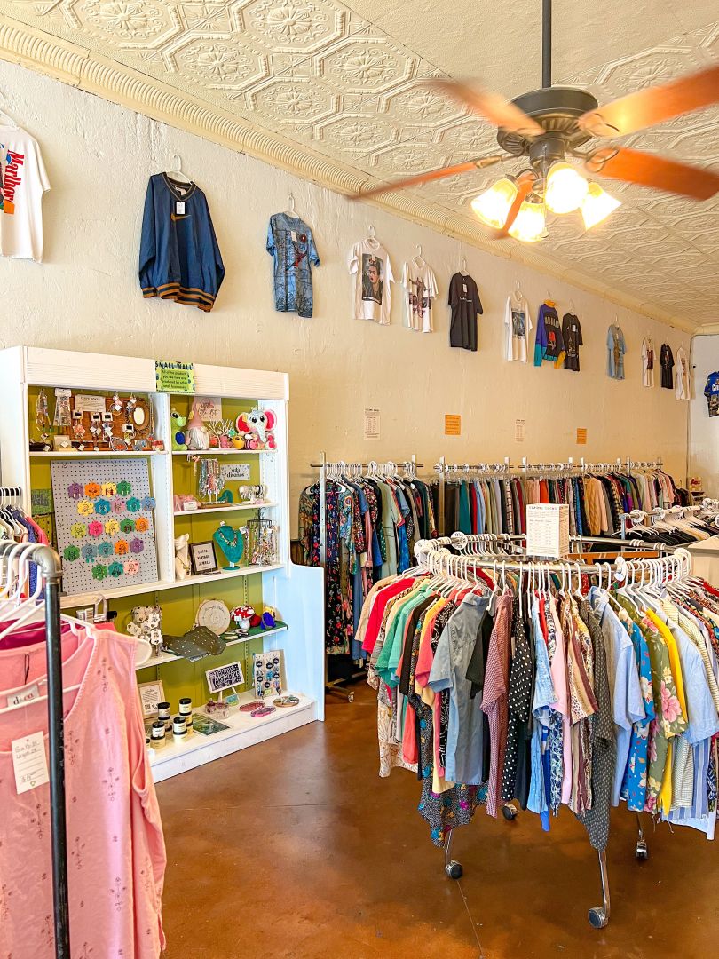 Curated vintage clothing and sustainable crafts: Inside Denton's new home  for reuse, Business