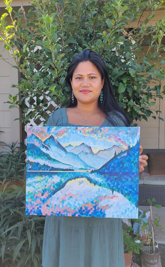 Meet Sujata Shakya | Watercolor, Acrylic and Gouache artist – SHOUTOUT DFW